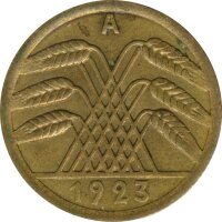 Deutsches Reich 50 Pfennig 1923 A*
