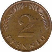 BRD 2 Pfennig 1963 G Eichenzweig J.381*
