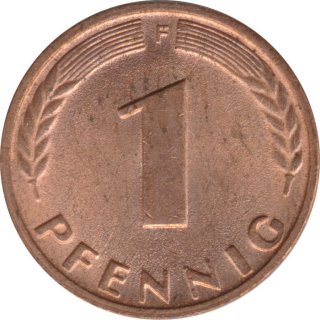 BRD 1 Pfennig 1966 F Eichenzweig J.380*