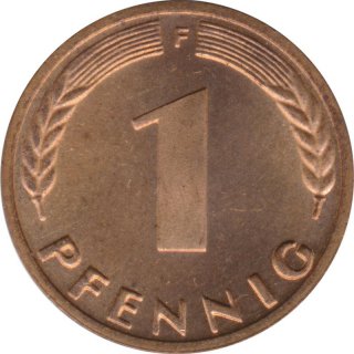 BRD 1 Pfennig 1969 F Eichenzweig J.380*