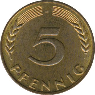 BRD 5 Pfennig 1969 J Eichenzweig J.382*