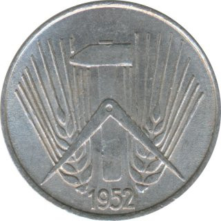 DDR 5 Pfennig 1952 A Staatswappen*