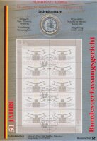 BRD 10 DM 2001 G Bundesverfassungsgericht Silber im...