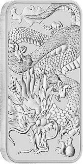 Australien 2022 M�nzbarren Drache - 1 Oz Silber*