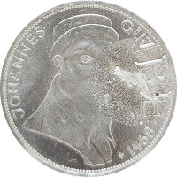 BRD 5 DM 1968 G Johannes Gutenberg Silber mit...