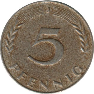 BRD 50 Pfennig 1950 J J.384 ohne Plattierung*