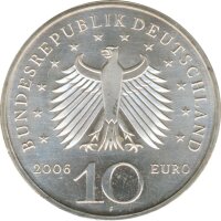 BRD 10 Euro 2006 F Karl Friedrich Schinkel Silber*