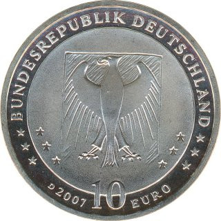 BRD 10 Euro 2007 D Wilhelm Busch Silber*