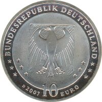 BRD 10 Euro 2007 D Wilhelm Busch Silber*