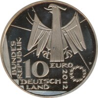 BRD 10 Euro 2012 D Deutsche Nationalbibliothek*