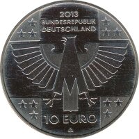 BRD 10 Euro 2013 A 150 Jahre Rotes Kreuz*