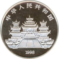 China 10 Yuan 1998 Göttin Mazu eine Feinunze Silber*