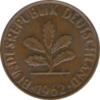 BRD 2 Pfennig 1962 G Eichenzweig J.381*