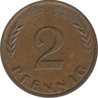 BRD 2 Pfennig 1967 J Eichenzweig J.381*