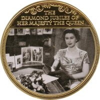 Medaille 2012 60. Regierungsjubil&auml;um Elizabeth II....
