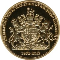 Medaille 2012 60. Regierungsjubil&auml;um Elizabeth II....