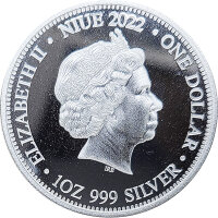 Niue 2022 -  Puma vs B&auml;r - 1 Oz Silber*