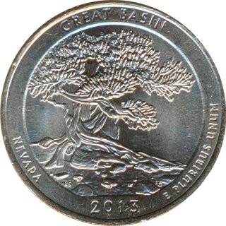 USA Quarter Dollar 2013 P Nevada - Great Basin*