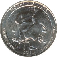 USA Quarter Dollar 2013 P South Dakota - Mount Rushmore*