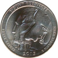 USA Quarter Dollar 2013 D South Dakota - Mount Rushmore*