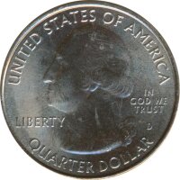 USA Quarter Dollar 2013 D South Dakota - Mount Rushmore*