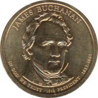 USA 2010 #15 1 US$ James Buchanan P*