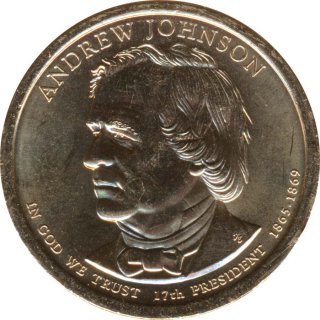 USA 2011 #17 1 US$ Andrew Johnson P*