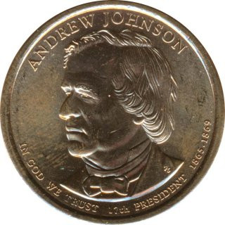 USA 2011 #17 1 US$ Andrew Johnson D*