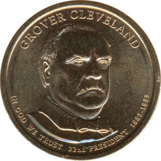 USA 2012 #22 1 US$ Grover Cleveland (1st) D*