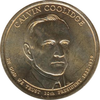 USA 2014 #30 1 US$ Calvin Coolidge D*