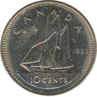 Kanada 10 Cents 1983 Elizabeth II*