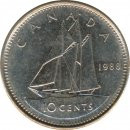 Kanada 10 Cents 1988 Elizabeth II*