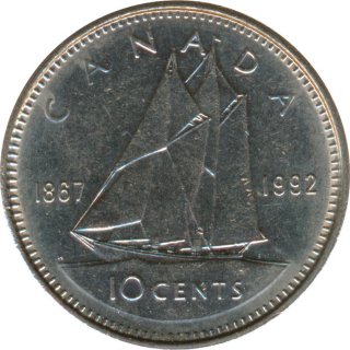 Kanada 10 Cents 1992 Elizabeth II*