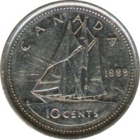 Kanada 10 Cents 1999 Elizabeth II*