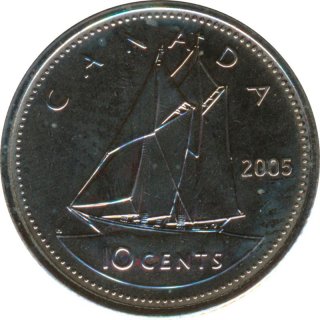 Kanada 10 Cents 2005 P Elizabeth II.*