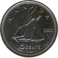 Kanada 10 Cents 2005 P Elizabeth II.*