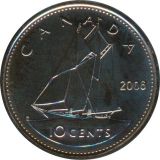Kanada 10 Cents 2006 P Elizabeth II.*