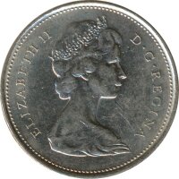 Kanada 25 Cents 1971 Elizabeth II*