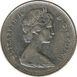 Kanada 25 Cents 1977 Elizabeth II*
