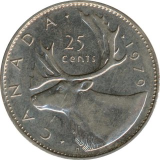 Kanada 25 Cents 1979 Elizabeth II*