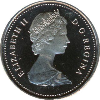 Kanada 25 Cents 1983 PP Elizabeth II*