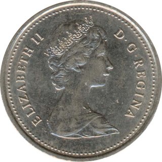 Kanada 25 Cents 1985 Elizabeth II*