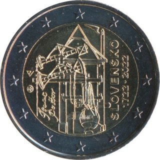 Slowakei 2 Euro - 2022 - Dampfmaschine*