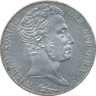 Niederlande 3 Gulden 1831 WillemSilber - Top-Qualität*