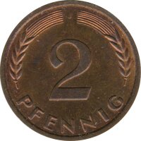 BRD 2 Pfennig 1961 J Eichenzweig J.381*