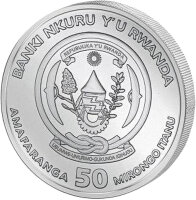 Ruanda 2023 Nil Krokodil 1 Oz Silber*