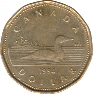 Kanada 1 Dollar 1994 Loonie*