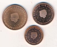 Niederlande Set 1-5 Cent 2002 Beatrix*