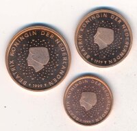 Niederlande Set 1-5 Cent 1999 Beatrix*