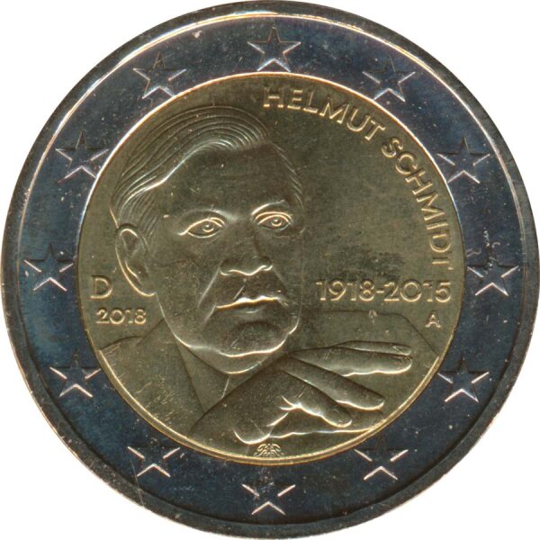Deutschland 2 Euro 2018 - Helmut Schmidt ( A )*